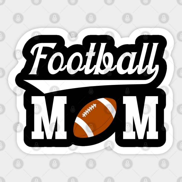 Classic Football Mom Sticker by tropicalteesshop